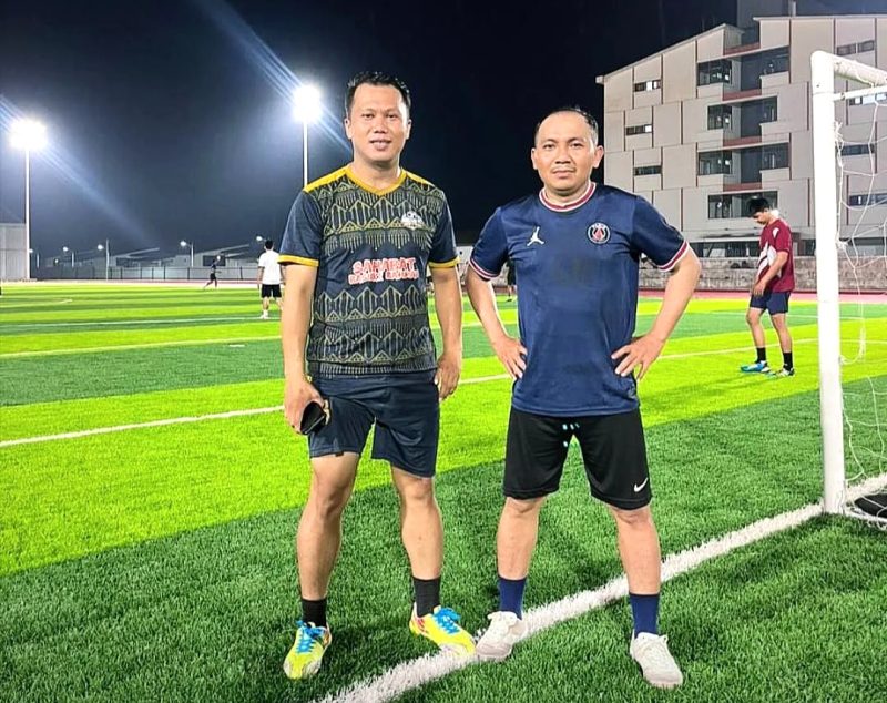 Kickoff Persaudaraan Tanpa Batas, Turnamen Sepak Bola Karyawan NNI 2025 Bikin Guyub Karyawan Indonesia dan Tiongkok. Dok. NNI.