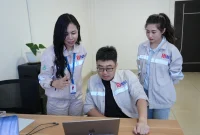 Ada kisah perempuan tangguh di balik Perusahaan NNI Morowali Utara. Dok. (图片 / 赵家啟) (文字 / 赵家啟)