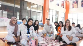 Suasana Halal Bihalal Idulfitri di Kawasan Industri Morowali Utara (NNI). Foto: Gao Han.