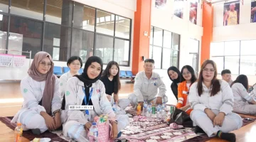 Suasana Halal Bihalal Idulfitri di Kawasan Industri Morowali Utara (NNI). Foto: Gao Han.