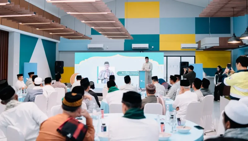 Vale buka puasa bersama yang digelar perusahaan bersama Pemerintah Kabupaten Morowali dan Forum Koordinasi Pimpinan Daerah (Forkopimda), Selasa, di fasilitas Pelabuhan Bahomotefe, Kecamatan Bungku Timur, Kabupaten Morowali.