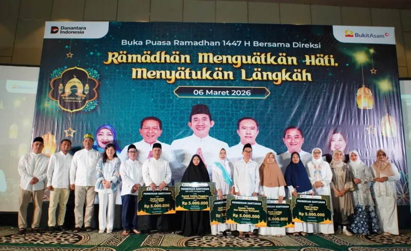 PTBA gelar Safari Ramadan 2026 di berbagai unit operasi, salurkan bantuan sembako dan santunan ke masyarakat dan panti asuhan. Foto dok PTBA