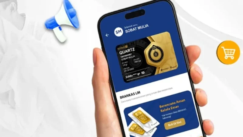 ANTAM tetap membuka layanan pembelian emas BRANKAS selama libur Lebaran 2026 melalui Aplikasi ANTAM Logam Mulia.