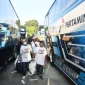 Pertamina berangkatkan lebih dari lima ribu pemudik dengan 153 bus dari TMII menuju dua puluh tiga kota di Pulau Jawa.