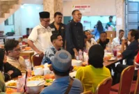 PT Inalum menggelar buka puasa bersama awak media di Batu Bara untuk mempererat komunikasi dan kerja sama penyebaran informasi. Foto Ladang Berita