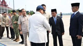 Presiden Prabowo bersama Menteri ESDM Bahlil Lahadalia dalam lawatan resmi ke Jepang.