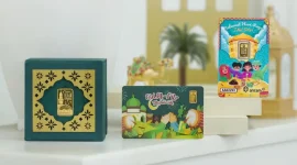 Emas tematik edisi Idulfitri Antam dengan desain khusus bertema Gempita Hari Raya. Foto dok