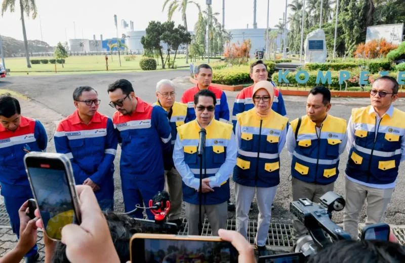 Dirjen Migas meninjau Kilang Balongan memastikan stok BBM, LPG, dan distribusi energi aman selama Ramadan dan Idulfitri 2026.