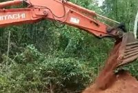 Aktivitas tambang emas di Bombana. Foto ist