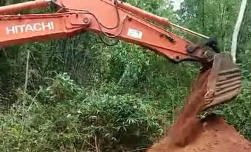 Aktivitas tambang emas di Bombana. Foto ist