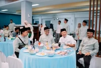 Manajemen PT Vale bersama Pemkab Morowali dan Forkopimda saat buka puasa bersama di Bahomotefe. Humas Vale