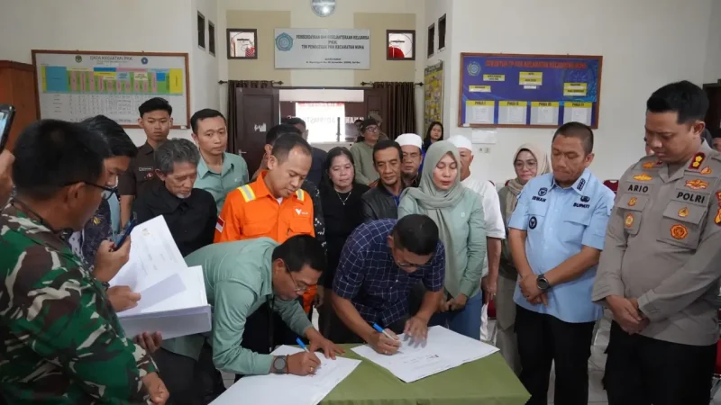 PT Vale dan Pemkab Luwu Timur sepakat menyelesaikan lahan Old Camp Sorowako seluas 23,1 hektare untuk 886 penerima.. Foto Humas Vale