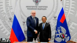 Menteri ESDM Bahlil Lahadalia bertemu Menteri Energi Rusia bahas kerja sama energi.