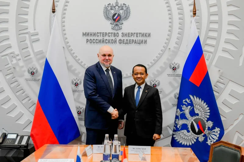 Menteri ESDM Bahlil Lahadalia bertemu Menteri Energi Rusia bahas kerja sama energi.