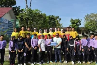 PT TIMAH Tbk berpartisipasi ajang Lomba Kreasi Baris Berbaris (LKBB) tingkat SMP dan SMA se-Kabupaten Belitung.