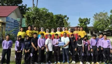 PT TIMAH Tbk berpartisipasi ajang Lomba Kreasi Baris Berbaris (LKBB) tingkat SMP dan SMA se-Kabupaten Belitung.