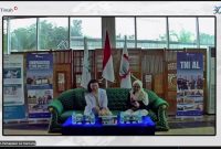 Karyawan mengikuti Health Talk tentang super flu yang digelar PT TIMAH dan PT DAK secara hybrid