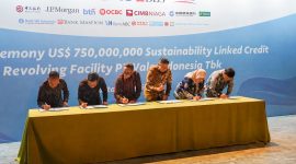 PT Vale Indonesia Tbk memperoleh fasilitas pinjaman berkelanjutan atau Sustainability-Linked Loan (SLL) senilai US$750 juta,