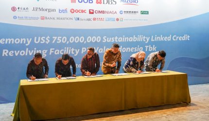 PT Vale Indonesia Tbk memperoleh fasilitas pinjaman berkelanjutan atau Sustainability-Linked Loan (SLL) senilai US$750 juta,