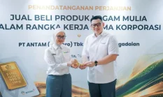 Pegadaian dan ANTAM Teken Kerja Sama Penjualan Logam Mulia