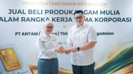 Pegadaian dan ANTAM menjalin kerja sama penjualan logam mulia untuk memperkuat ekosistem emas nasional.
