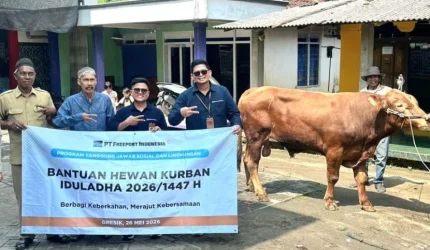 Grup MIND ID menyalurkan 1.735 hewan kurban ke 20 wilayah operasional dari Sumatera hingga Papua.