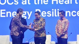 Wakil Direktur Utama Pertamina, Oki Muraza, dalam diskusi bertema Global Challenges: NOCs at the Heart of Energy Resilience pada ajang IPA Convex ke-50.