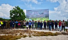 PT TIMAH Tanam 500 Pohon di Sempadan Sungai Romodong